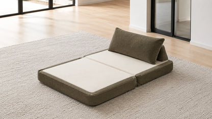 Pocket spring construction inside the NEST sofa bed