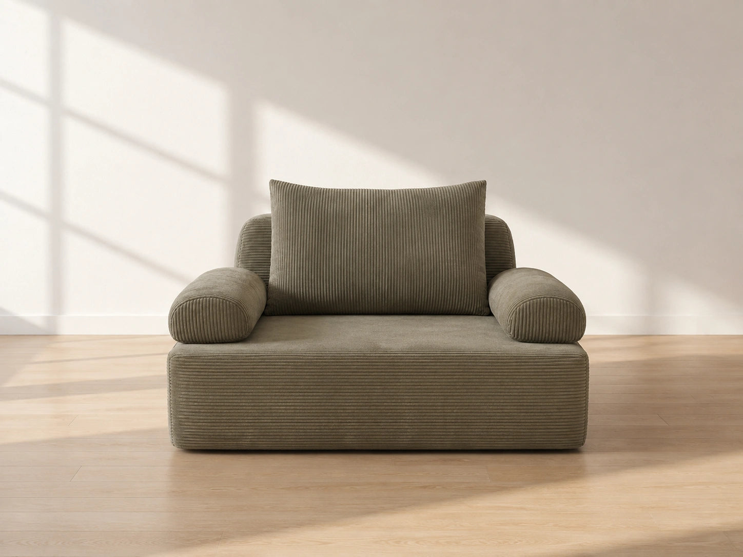 NEST pocket sprung double sofa bed in Forest fabric